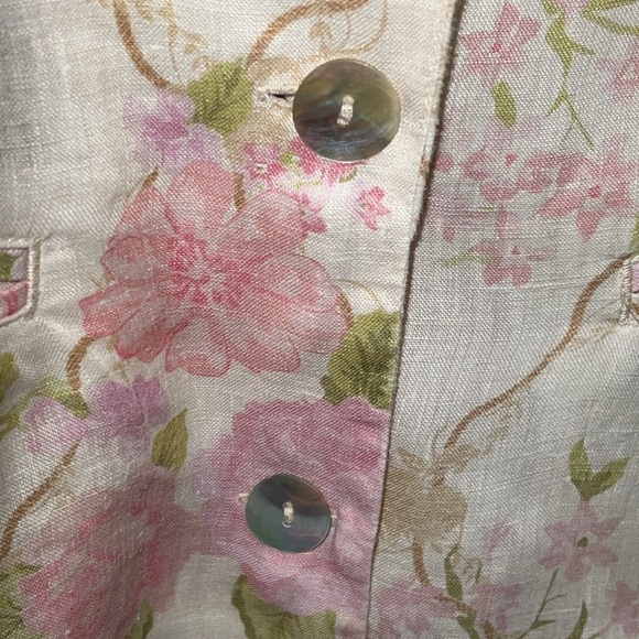 SPELL ~ ROSE GARDEN LINEN BLAZER - Picture 10 of 16